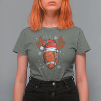 Christmas Football T Shirt For Women For Men Boys Santa Sports Player - Wonder Print Shop