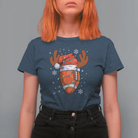 Christmas Football T Shirt For Women For Men Boys Santa Sports Player - Wonder Print Shop