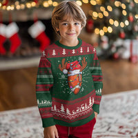 Xmas Football Ugly Christmas Sweater For Men Boys Santa Sports Player - Wonder Print Shop