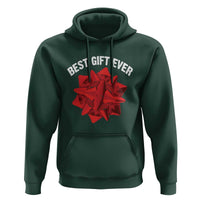 Christmas Present Costume Hoodie Best Gift Ever Red Bow
