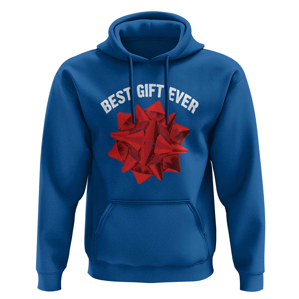 Christmas Present Costume Hoodie Best Gift Ever Red Bow