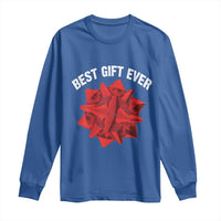 Christmas Present Costume Long Sleeve Shirt Best Gift Ever Red Bow