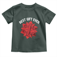 Christmas Present Costume Toddler T Shirt Best Gift Ever Red Bow