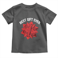 Christmas Present Costume Toddler T Shirt Best Gift Ever Red Bow
