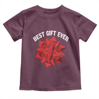 Christmas Present Costume Toddler T Shirt Best Gift Ever Red Bow