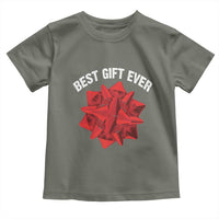 Christmas Present Costume Toddler T Shirt Best Gift Ever Red Bow