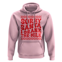 Christmas Baby Hoodie Sorry Santa I Drank The Milk Groovy