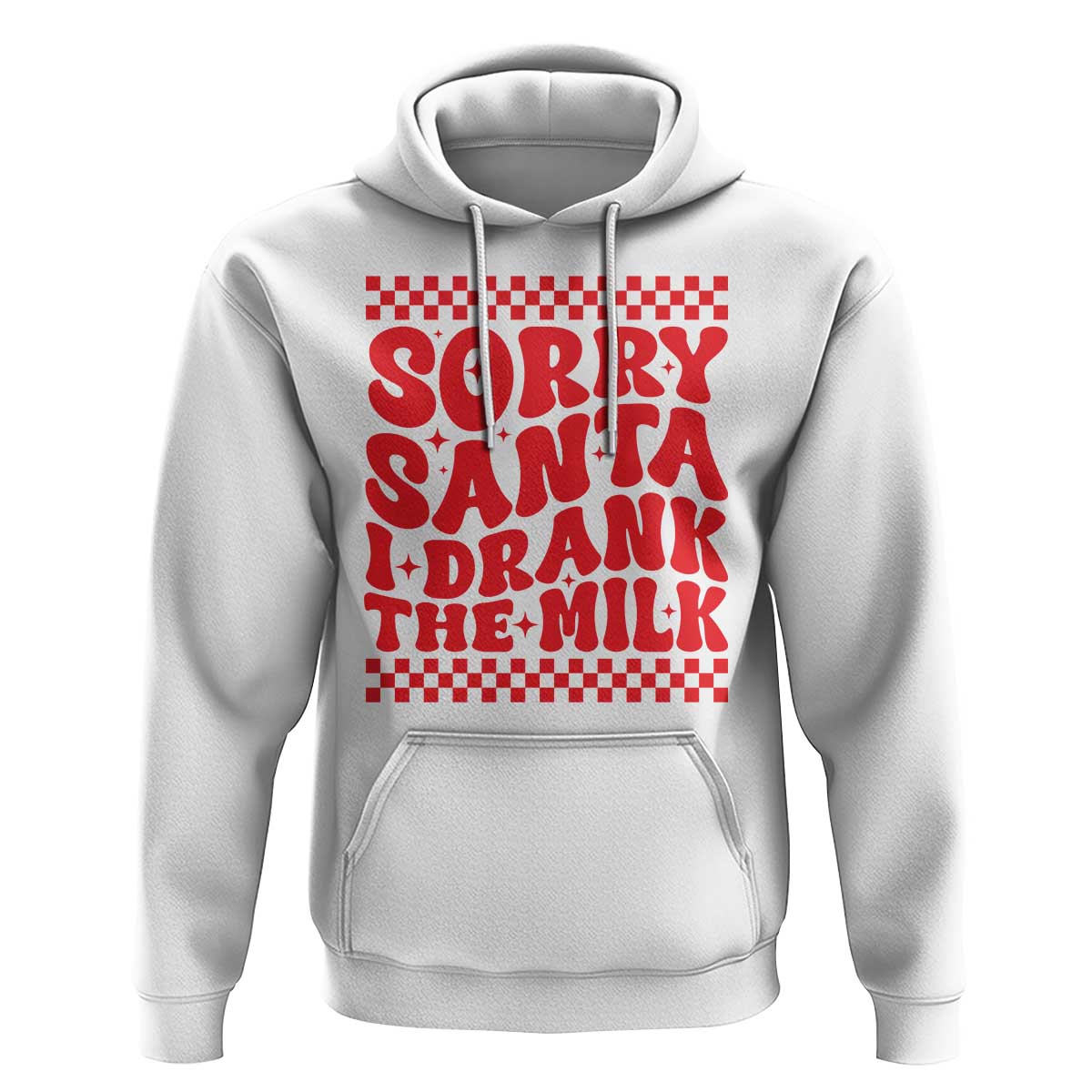 Christmas Baby Hoodie Sorry Santa I Drank The Milk Groovy