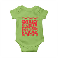 Christmas Baby Baby Onesie Sorry Santa I've Been Feral Toddler Kids