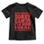Christmas Baby Toddler T Shirt Sorry Santa I've Been Feral Toddler Kids