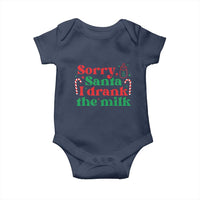 Christmas Baby Baby Onesie Funny Sorry Santa I Drank The Milk