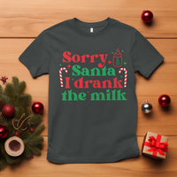 Christmas Baby T Shirt Funny Sorry Santa I Drank The Milk - Wonder Print Shop