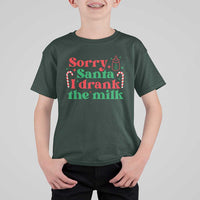 Christmas Baby T Shirt For Kid Funny Sorry Santa I Drank The Milk - Wonder Print Shop