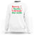 Christmas Baby Sweatshirt Funny Sorry Santa I Drank The Milk - Wonder Print Shop
