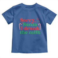 Christmas Baby Toddler T Shirt Funny Sorry Santa I Drank The Milk