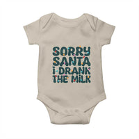 Christmas Baby Baby Onesie Sorry Santa I Drank The Milk Xmas Lights Toddler