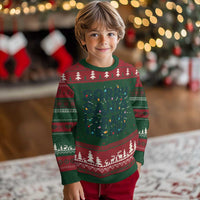 Baby Ugly Christmas Sweater Sorry Santa I Drank The Milk Xmas Lights Toddler - Wonder Print Shop