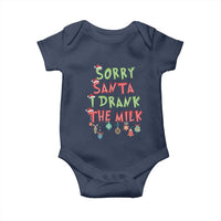 Christmas Baby Baby Onesie Sorry Santa I Drank The Milk
