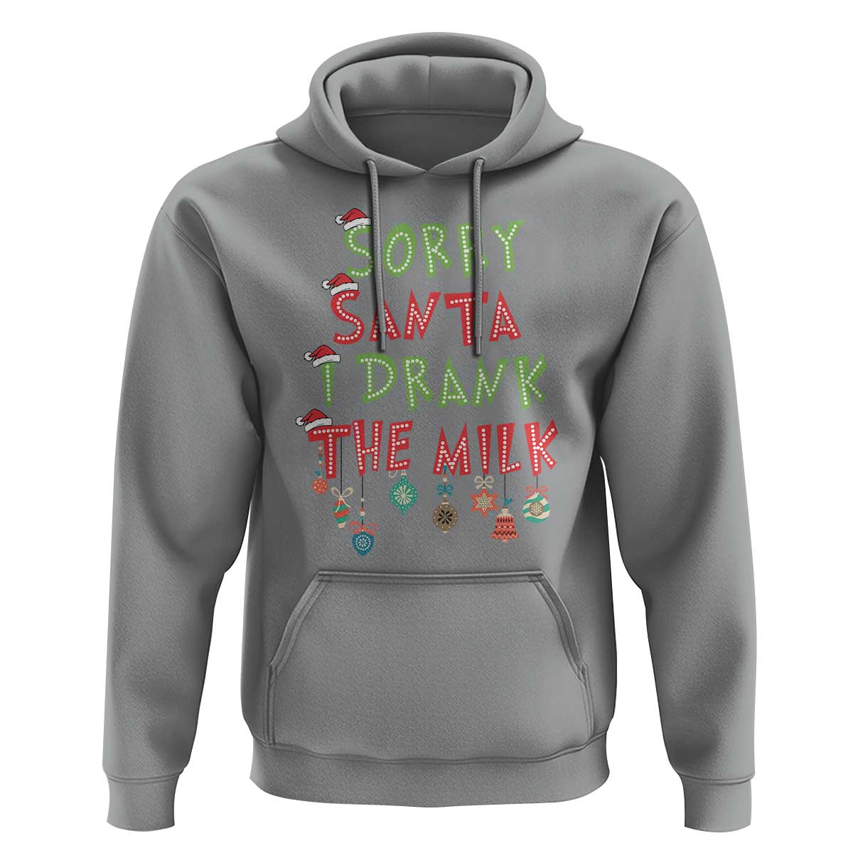 Christmas Baby Hoodie Sorry Santa I Drank The Milk