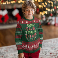 Baby Ugly Christmas Sweater Sorry Santa I Drank The Milk - Wonder Print Shop