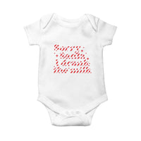 Christmas Baby Baby Onesie Sorry Santa I Drank The Milk Candy Cane