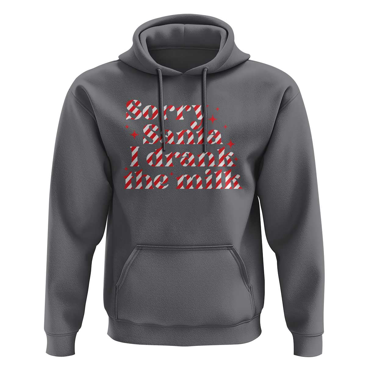 Christmas Baby Hoodie Sorry Santa I Drank The Milk Candy Cane