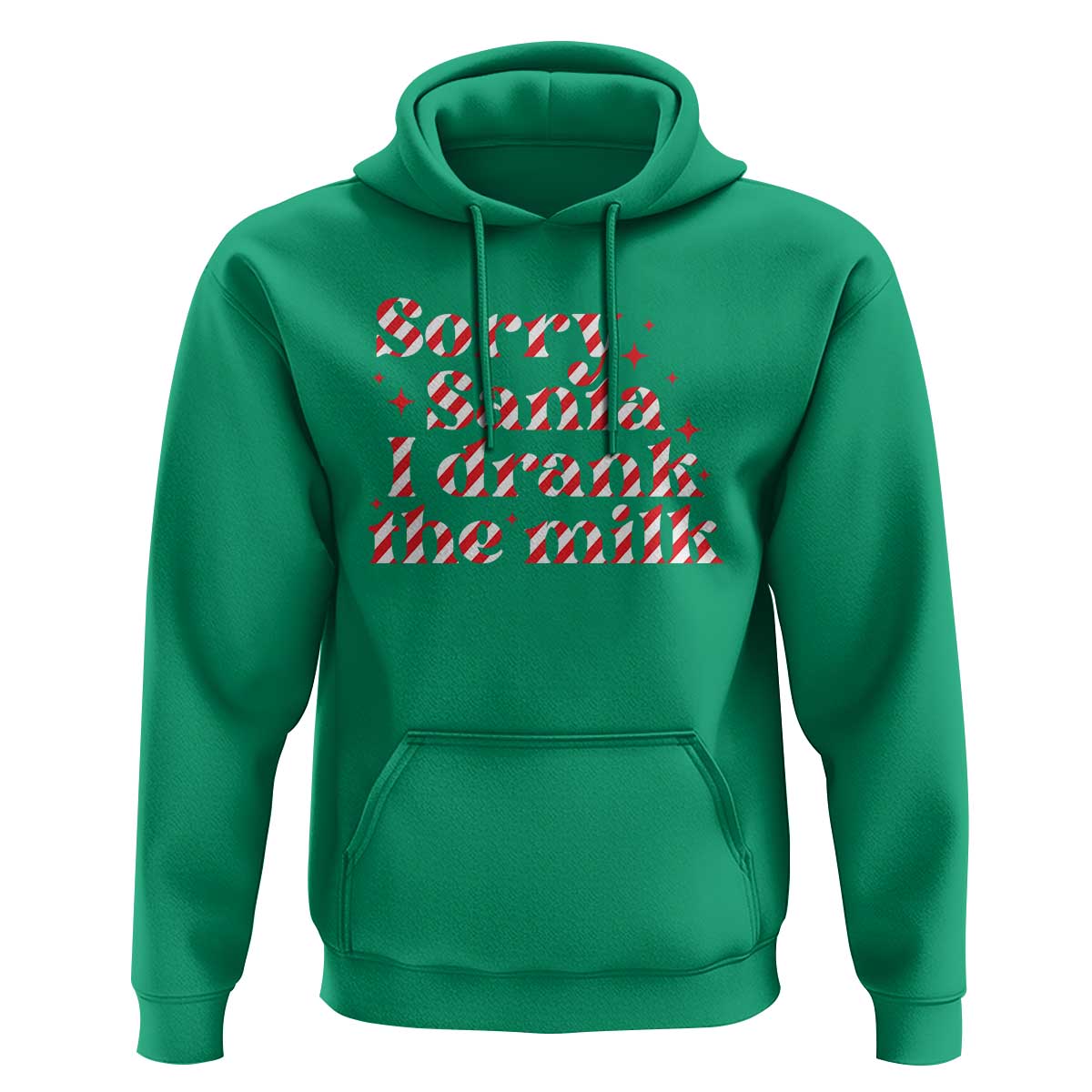 Christmas Baby Hoodie Sorry Santa I Drank The Milk Candy Cane