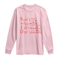 Christmas Baby Long Sleeve Shirt Sorry Santa I Drank The Milk Candy Cane
