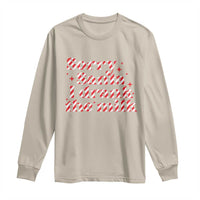 Christmas Baby Long Sleeve Shirt Sorry Santa I Drank The Milk Candy Cane