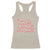 Christmas Baby Racerback Tank Top Sorry Santa I Drank The Milk Candy Cane