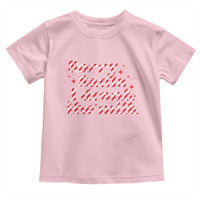 Christmas Baby Toddler T Shirt Sorry Santa I Drank The Milk Candy Cane
