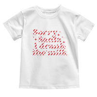 Christmas Baby Toddler T Shirt Sorry Santa I Drank The Milk Candy Cane