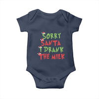 Christmas Baby Baby Onesie Sorry Santa I Drank The Milk Santa Hat