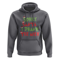 Christmas Baby Hoodie Sorry Santa I Drank The Milk Santa Hat