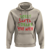 Christmas Baby Hoodie Sorry Santa I Drank The Milk Santa Hat