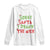 Christmas Baby Long Sleeve Shirt Sorry Santa I Drank The Milk Santa Hat