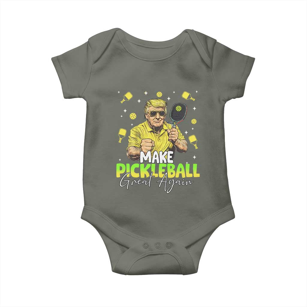 Pickleball Baby Onesie Funny Pickle Ball Lovers
