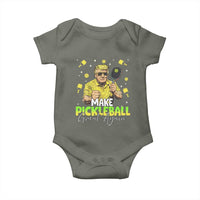 Pickleball Baby Onesie Funny Pickle Ball Lovers
