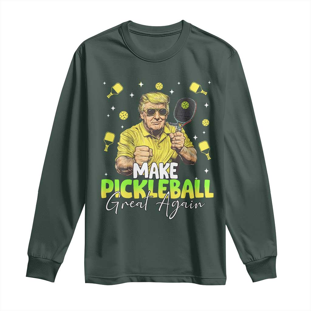 Pickleball Long Sleeve Shirt Funny Pickle Ball Lovers
