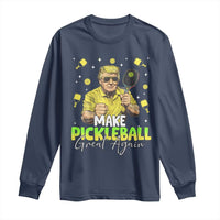 Pickleball Long Sleeve Shirt Funny Pickle Ball Lovers