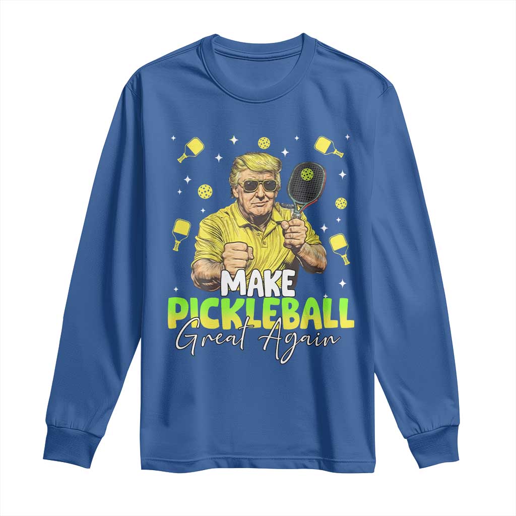 Pickleball Long Sleeve Shirt Funny Pickle Ball Lovers