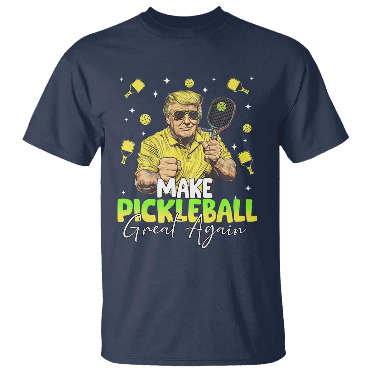 Pickleball T Shirt Funny Pickle Ball Lovers - Wonder Print Shop
