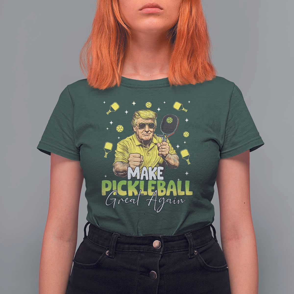 Pickleball T Shirt For Women Funny Pickle Ball Lovers - Wonder Print Shop