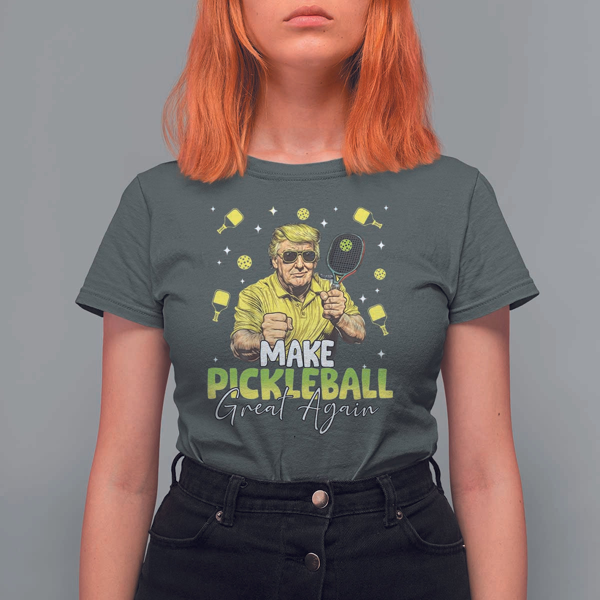 Pickleball T Shirt For Women Funny Pickle Ball Lovers - Wonder Print Shop
