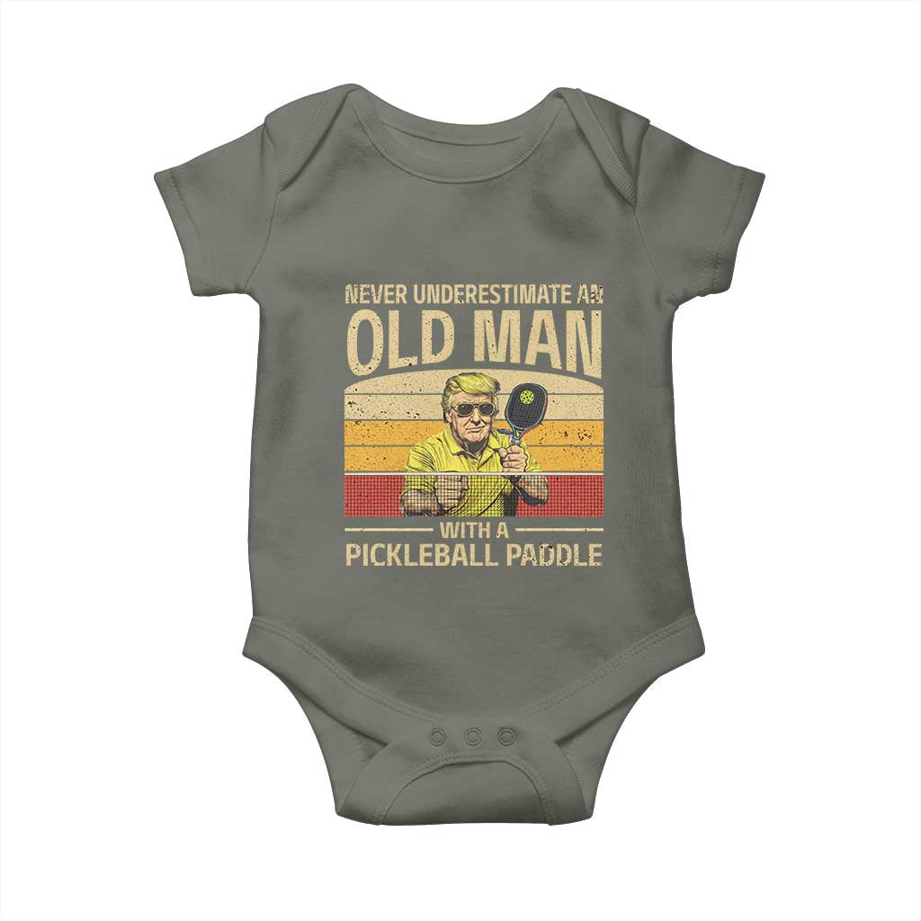 Pickleball Baby Onesie Cool Paddle Pickleball Player