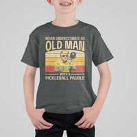 Pickleball T Shirt For Kid Cool Paddle Pickleball Player - Wonder Print Shop