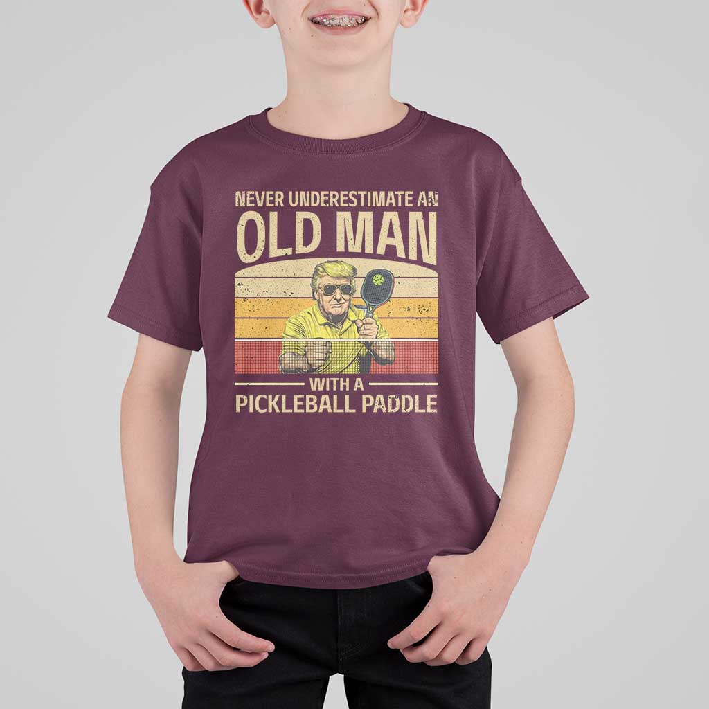 Pickleball T Shirt For Kid Cool Paddle Pickleball Player - Wonder Print Shop