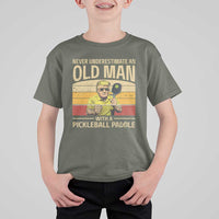 Pickleball T Shirt For Kid Cool Paddle Pickleball Player - Wonder Print Shop