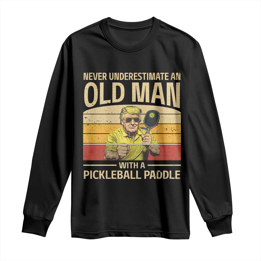 Pickleball Long Sleeve Shirt Cool Paddle Pickleball Player