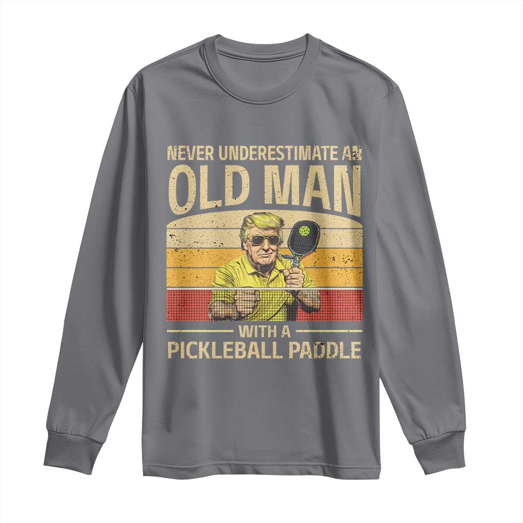 Pickleball Long Sleeve Shirt Cool Paddle Pickleball Player